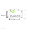 KAGER 31-0849 Radiator, engine cooling